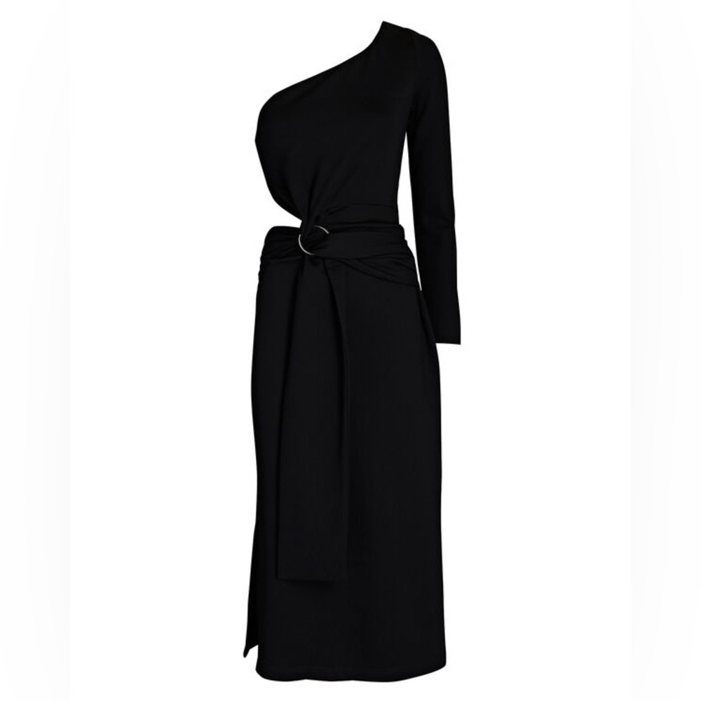 ALEXIS
Royale One-Shoulder Jersey Midi Dress